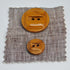 Button - Wood ‘Toffee’ – 15mm